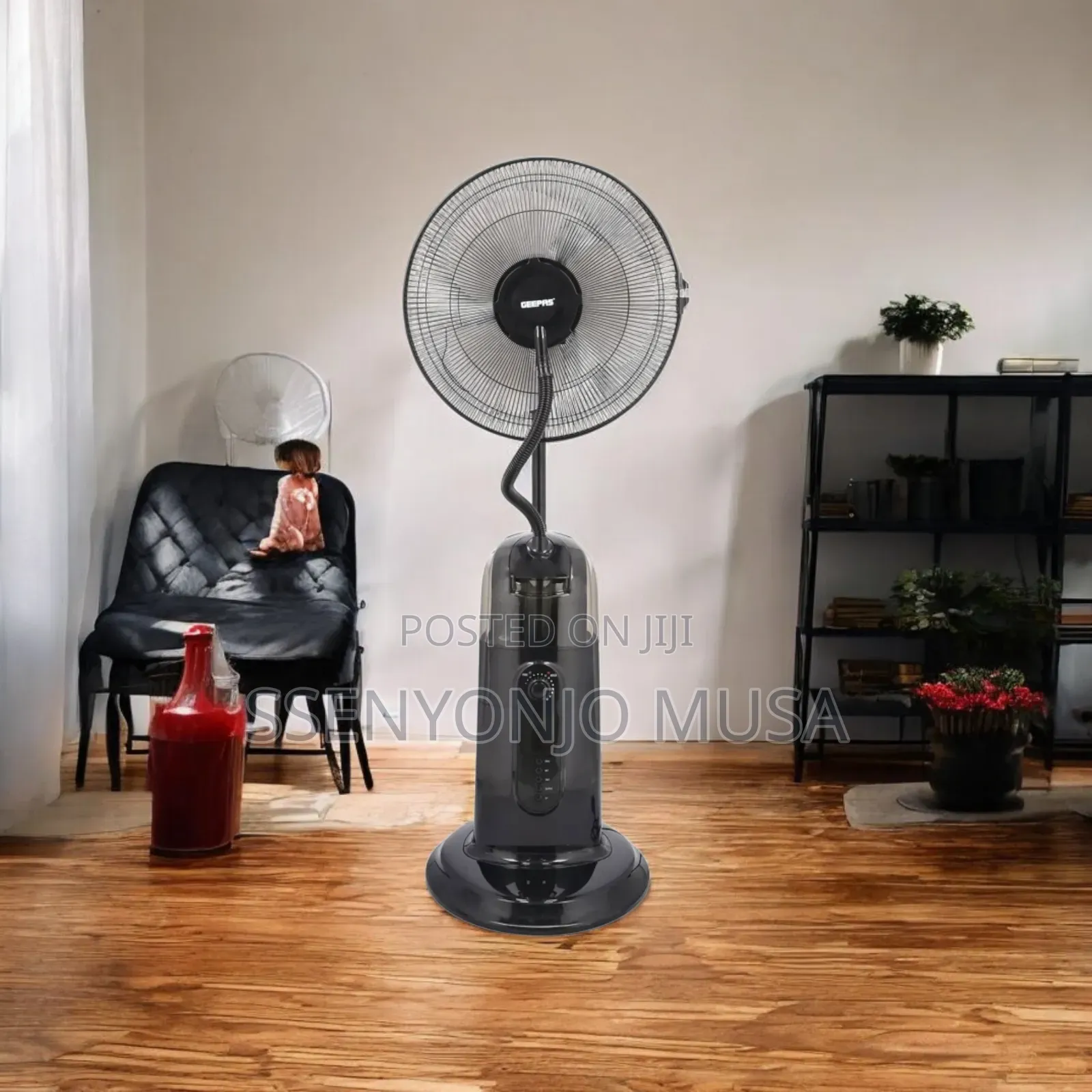 Geepas 16-inch Mist Fan With Led Display Remote Control – Gf21161