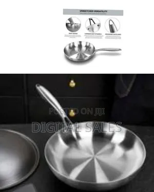 Stainless Steel Frying Pan -