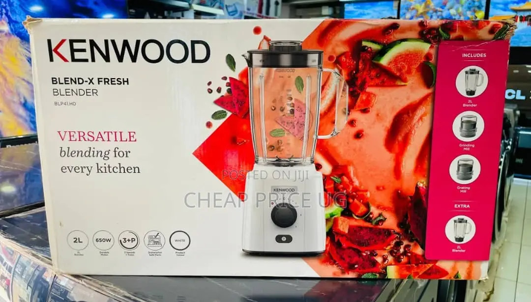 2 Litres Kenwood Blender 650 Watts With 2 Grinders