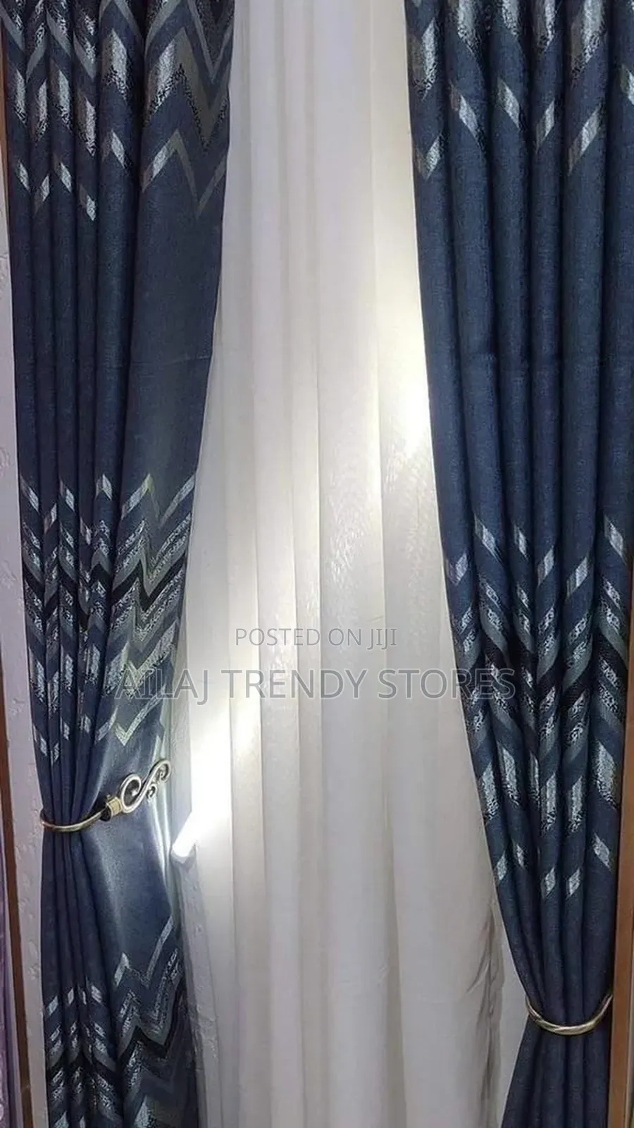 Dark Gray Curtains Per Metre