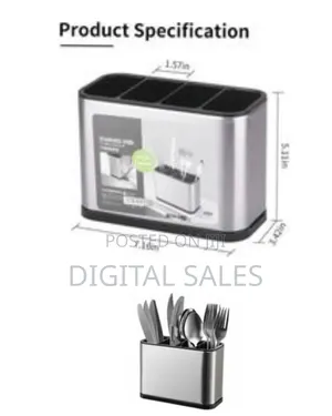 Stainless Steel Utensil Holder
