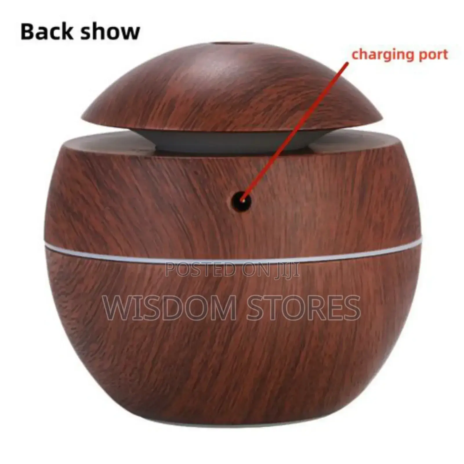 Ultrasonic Aroma Humidifier With Color-changing Led Lights.
