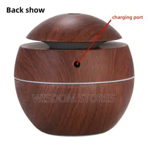 Ultrasonic Aroma Humidifier With Color-changing Led Lights.
