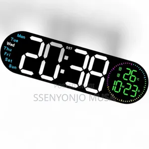 Led Digital Alarm Clock With Dual Alarms – Adjustable Brightness