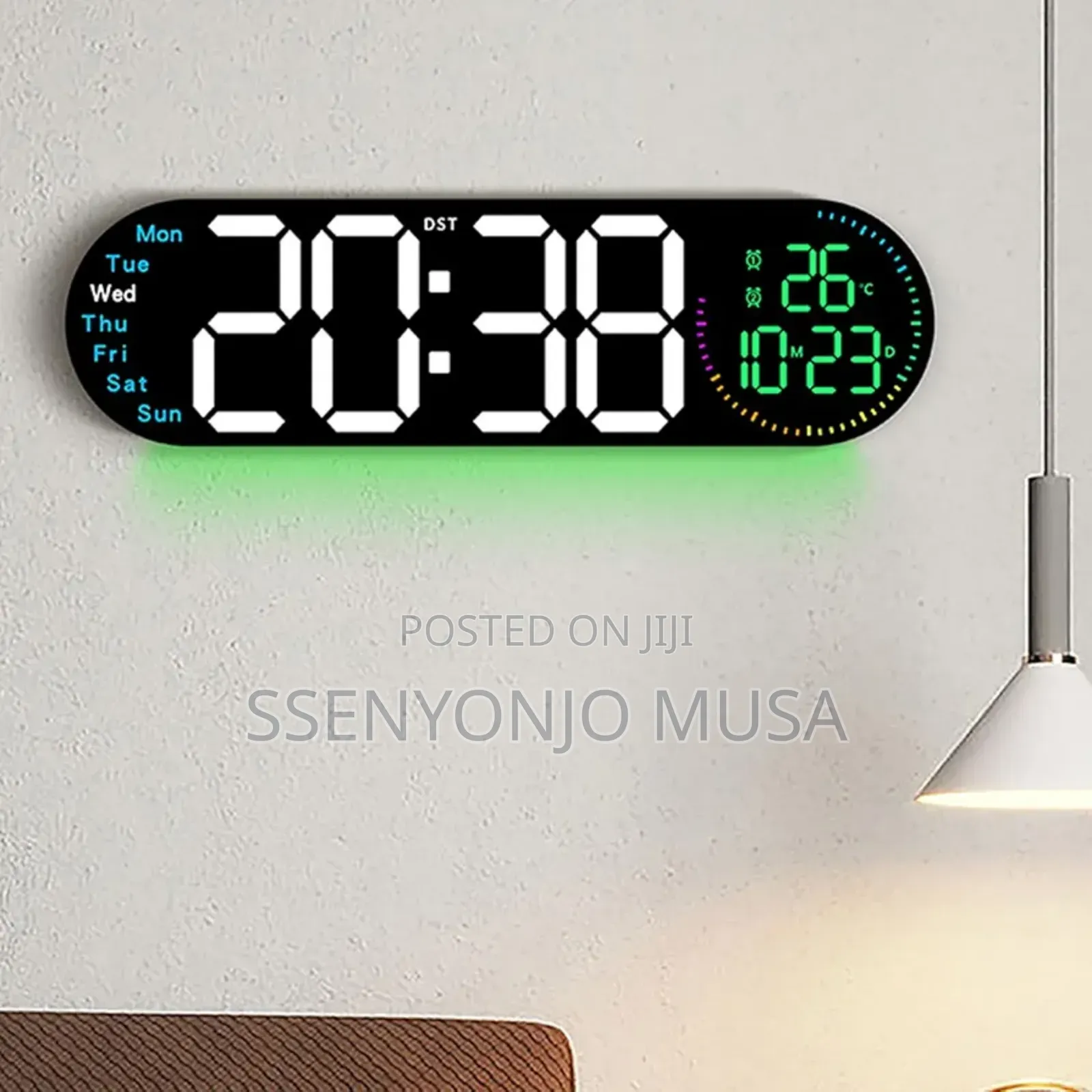 Led Digital Alarm Clock With Dual Alarms – Adjustable Brightness