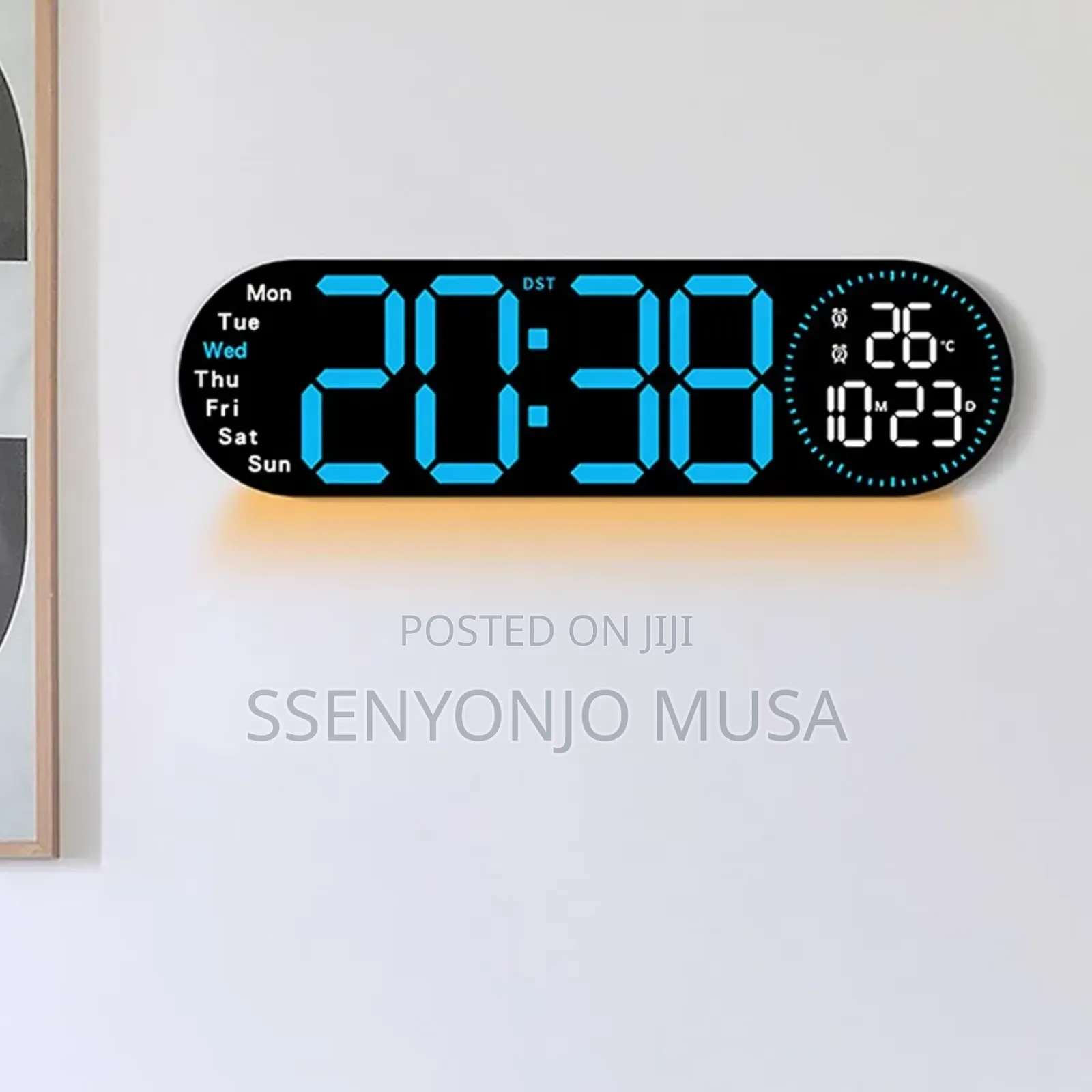 Led Digital Alarm Clock With Dual Alarms – Adjustable Brightness