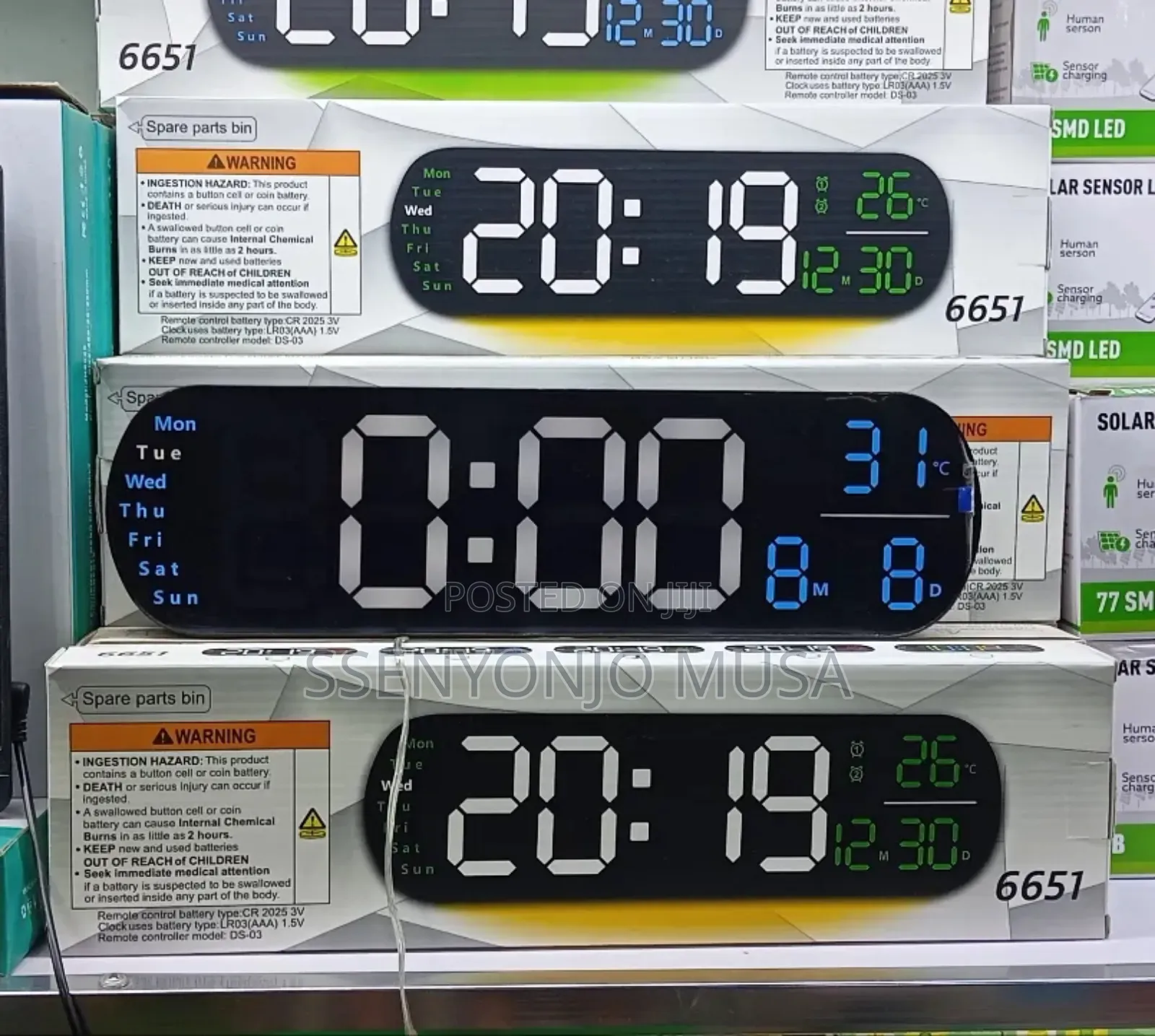 Led Digital Alarm Clock With Dual Alarms – Adjustable Brightness