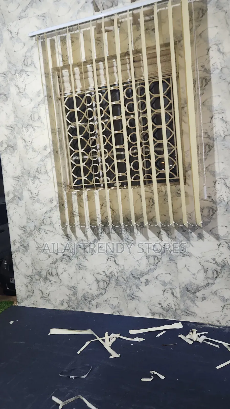 Cream Vertical Office Blinds Per Square Metre