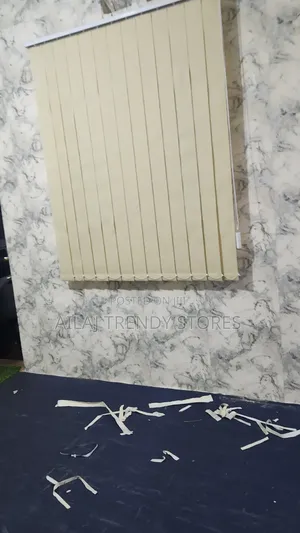 Cream Vertical Office Blinds Per Square Metre