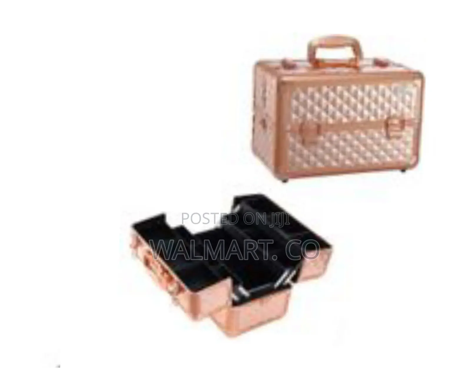 Diamond Cut Professional Beauty Makeup Cosmetic Vanity Case