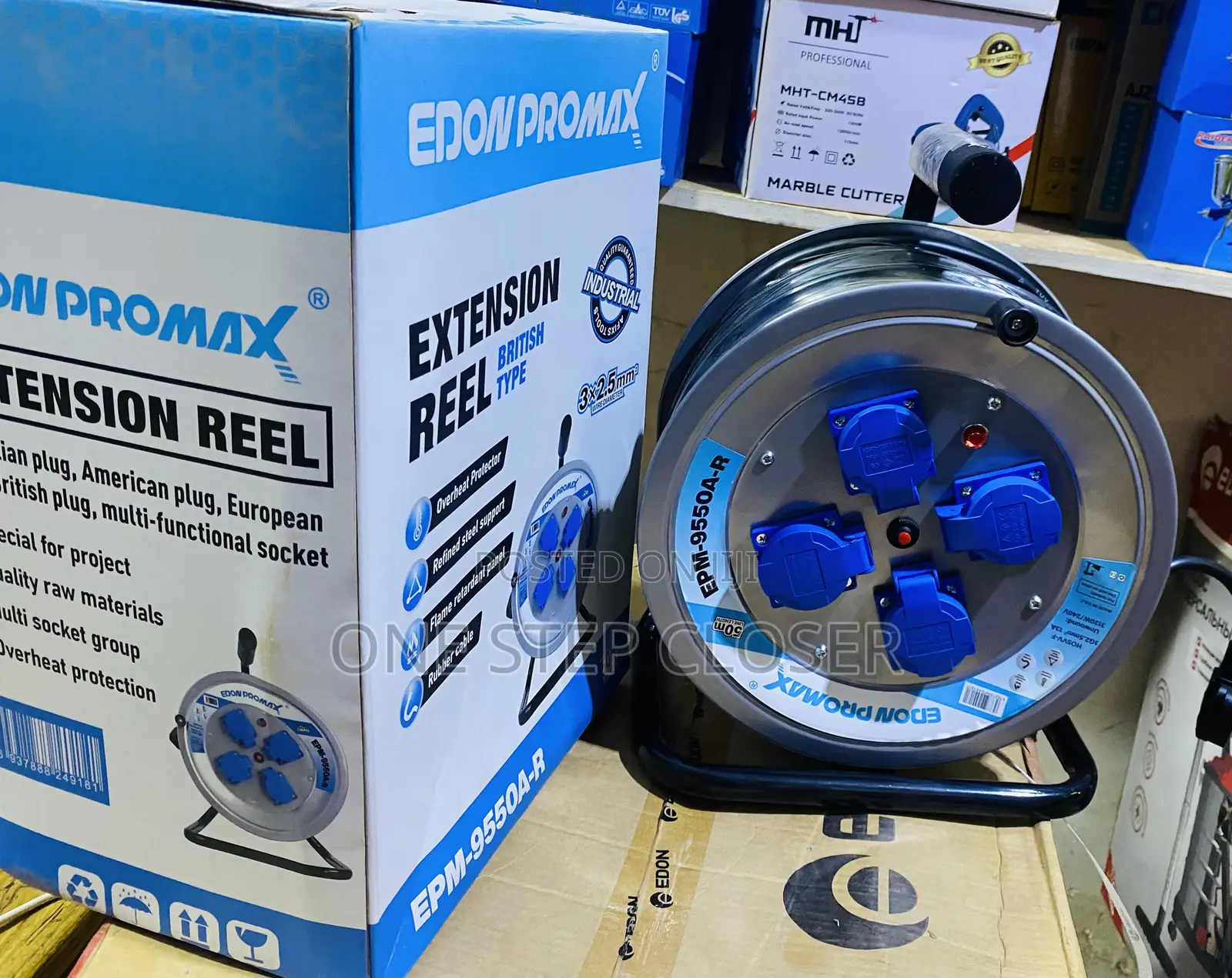 50 Meters Extension Cable Reel Edon Pro Max 2.5mm 3core