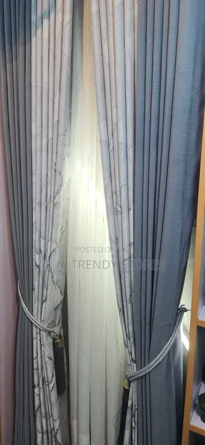 Gray Mix and Match Curtains Per Metre