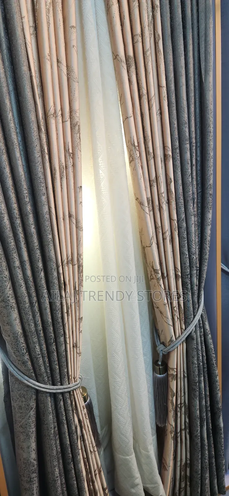 Brown Mix and Match Curtains Per Metre