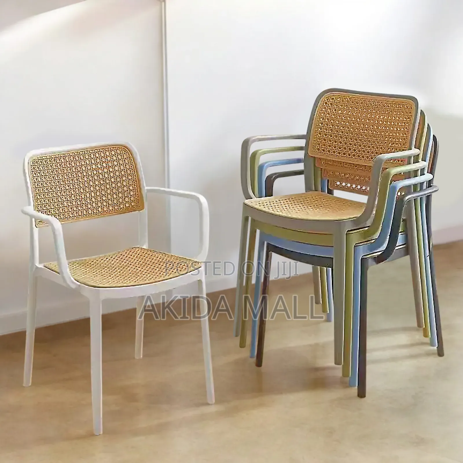 All Weather Sleeksynth Plastic Rattan Armchair