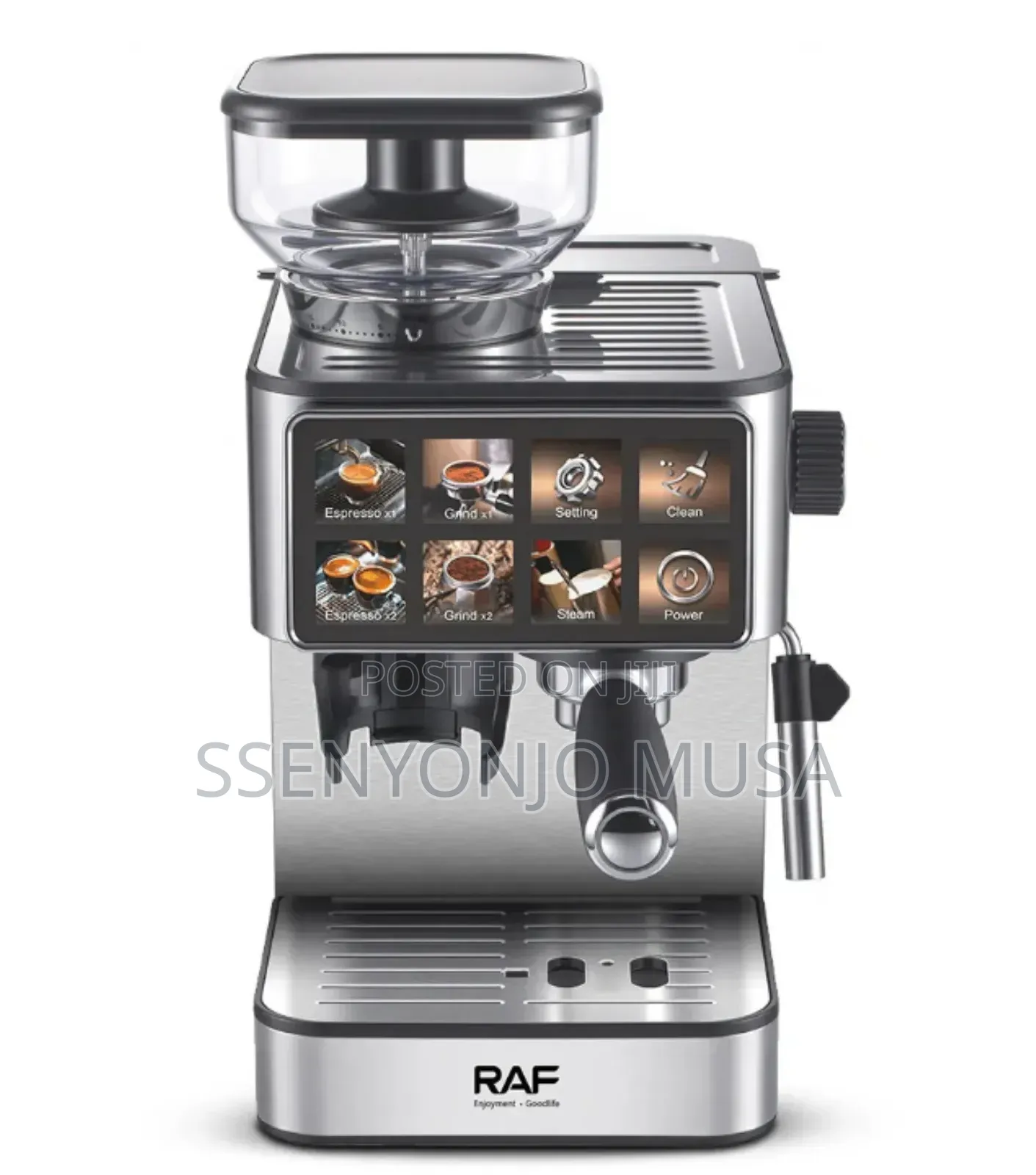 Raf Commercial Espresso Coffee Machine 1350w Smart Coffee Maker