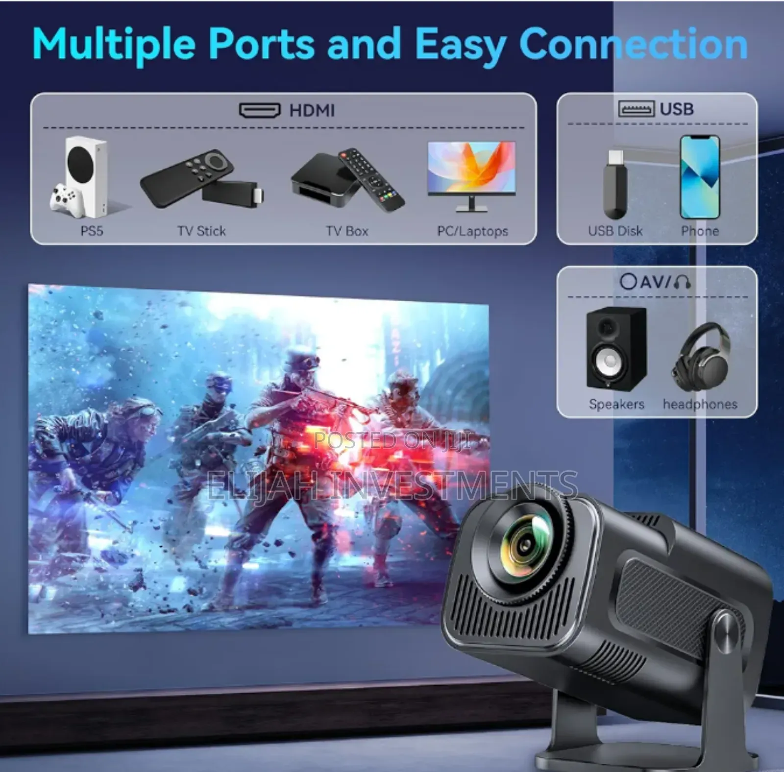 Hy320 Smart Android Projector