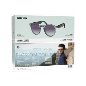 Green Lion Urban Vision Smart Eyewear With Uv400 Protection,Dual Mic