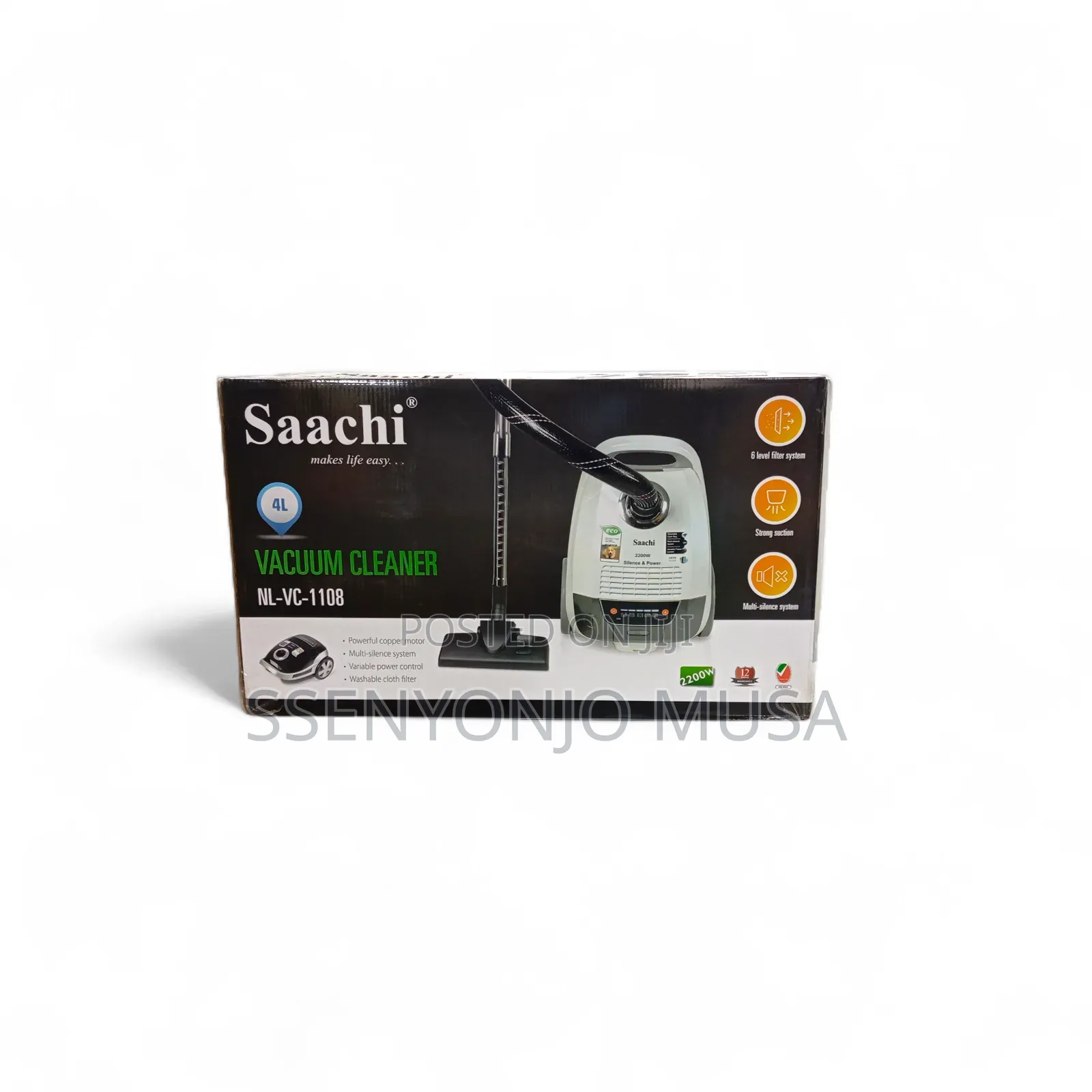 Saachi Dry Wet Vacuum Cleaner Nl-Vc-1108-Wh (2200w)