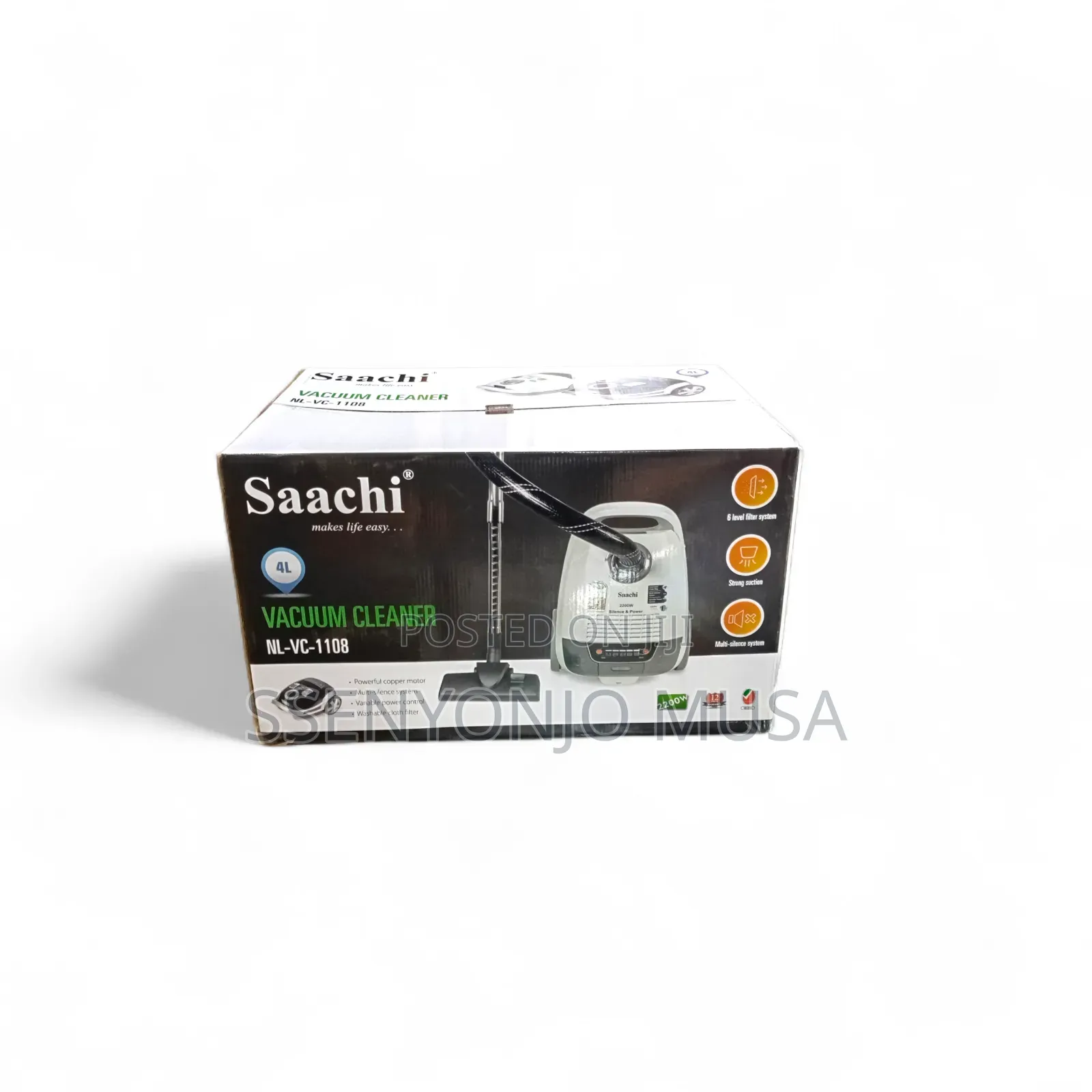 Saachi Dry Wet Vacuum Cleaner Nl-Vc-1108-Wh (2200w)