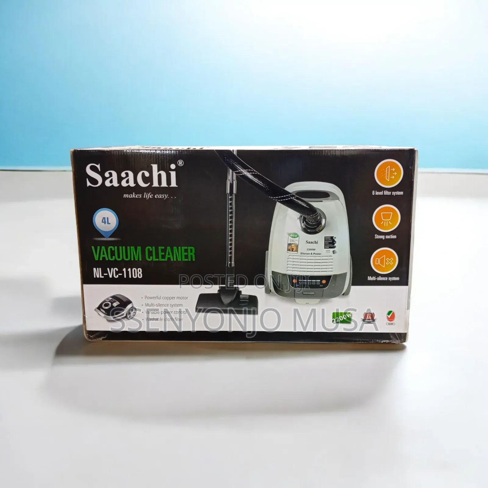 Saachi Dry Wet Vacuum Cleaner Nl-Vc-1108-Wh (2200w)