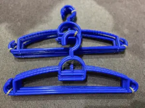 Plastic Hangers Blue Dozen