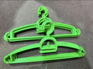 Plastic Hangers Green Dozen