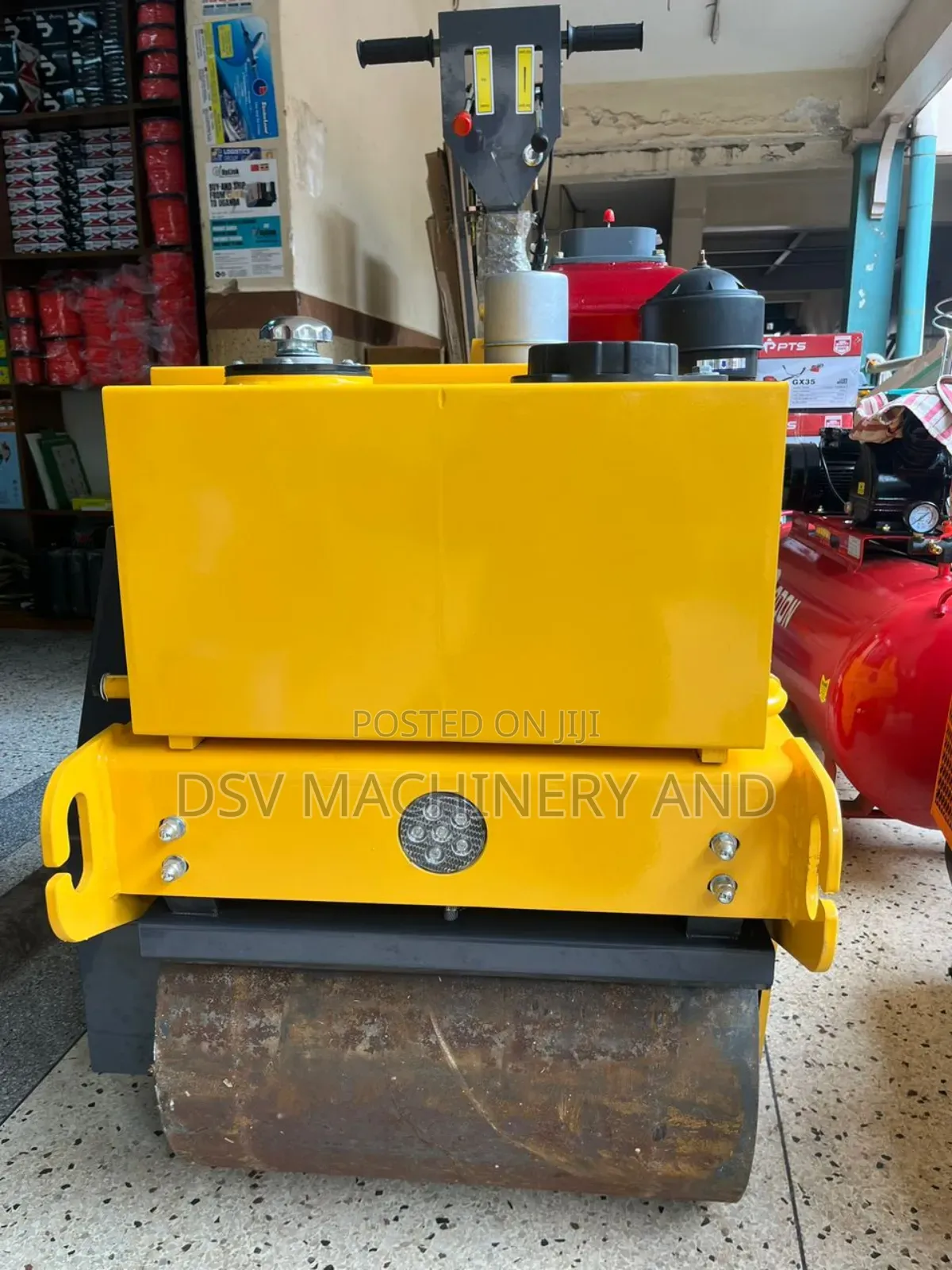 Double Hand Road Roller Compactor With Diesel Engine