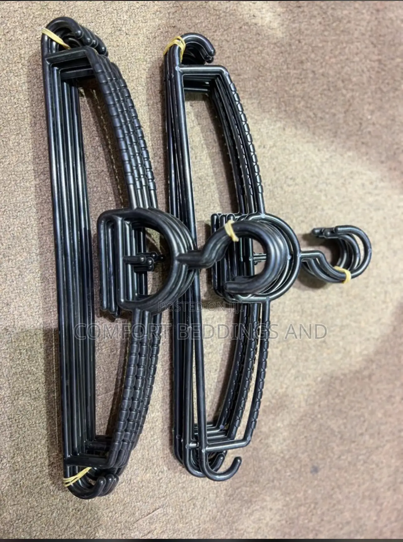 Plastic Hangers Black Dozen