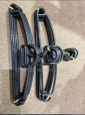 Plastic Hangers Black Dozen