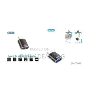 Go Des Type C to Usb a 3.0 Led Lighnin Otg
