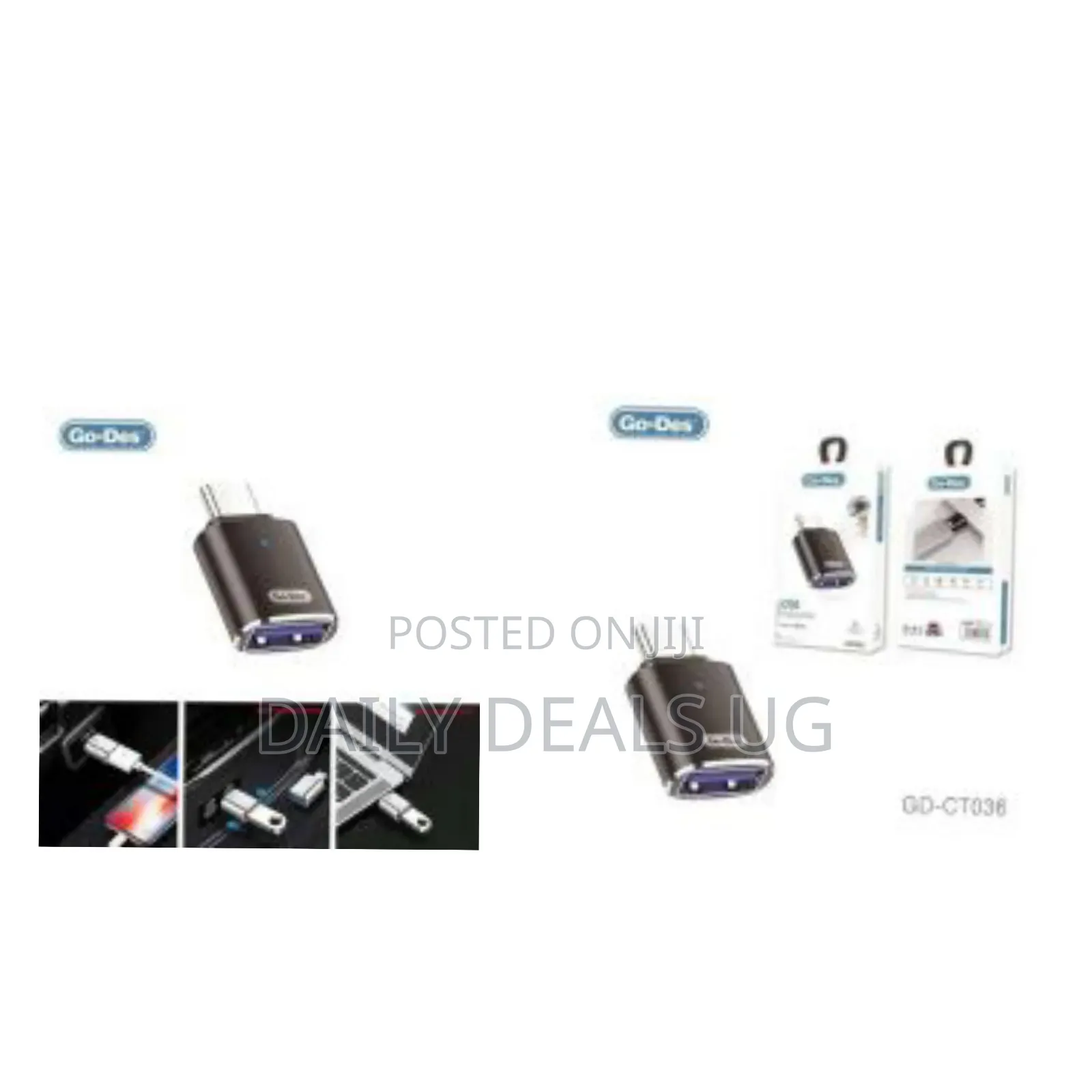 Go Des Type C to Usb a 3.0 Led Lighnin Otg