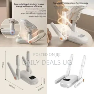 150w Electric Shoe Dryer With Intelligent Timer, 360° Surround Wind