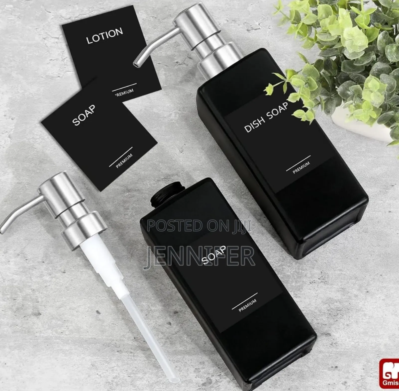 2pcs Ceramic Hand and Dish Soap Dispenser Set