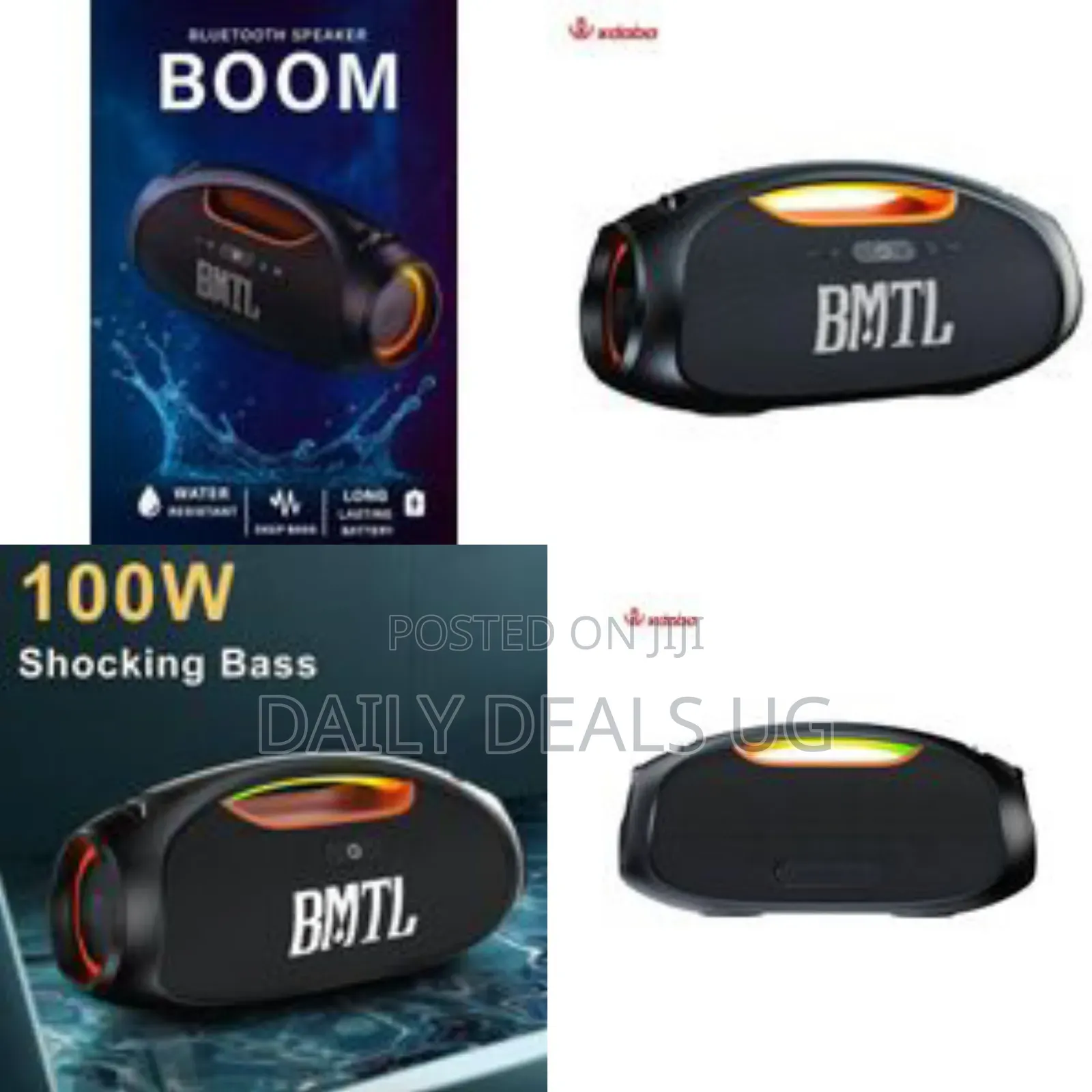 BMTL Portable Best Sound Quality Boombox 100w Strong Bass