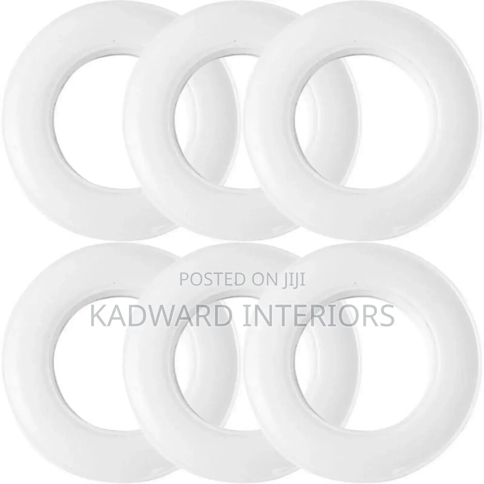 Plastic Curtain Eyelets-Rings