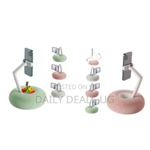 360° Highly Adjustable Kindle Holder With Snack Bowl, Pillow Stand