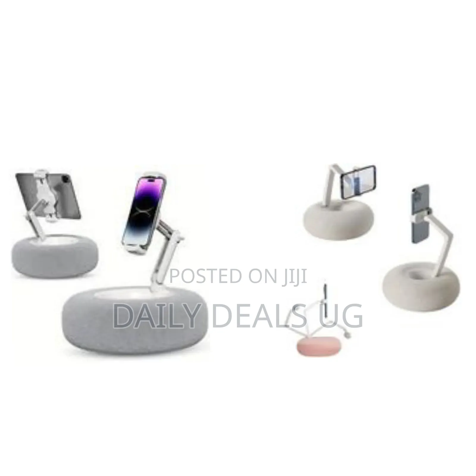 360° Highly Adjustable Kindle Holder With Snack Bowl, Pillow Stand