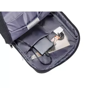 Porodo Lifestyle Cross Body Sling Bag With Fingerprint Lock