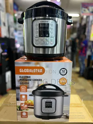 Globalstar Gs-606 6l Electric Pressure Cooker With Steamer - Silver