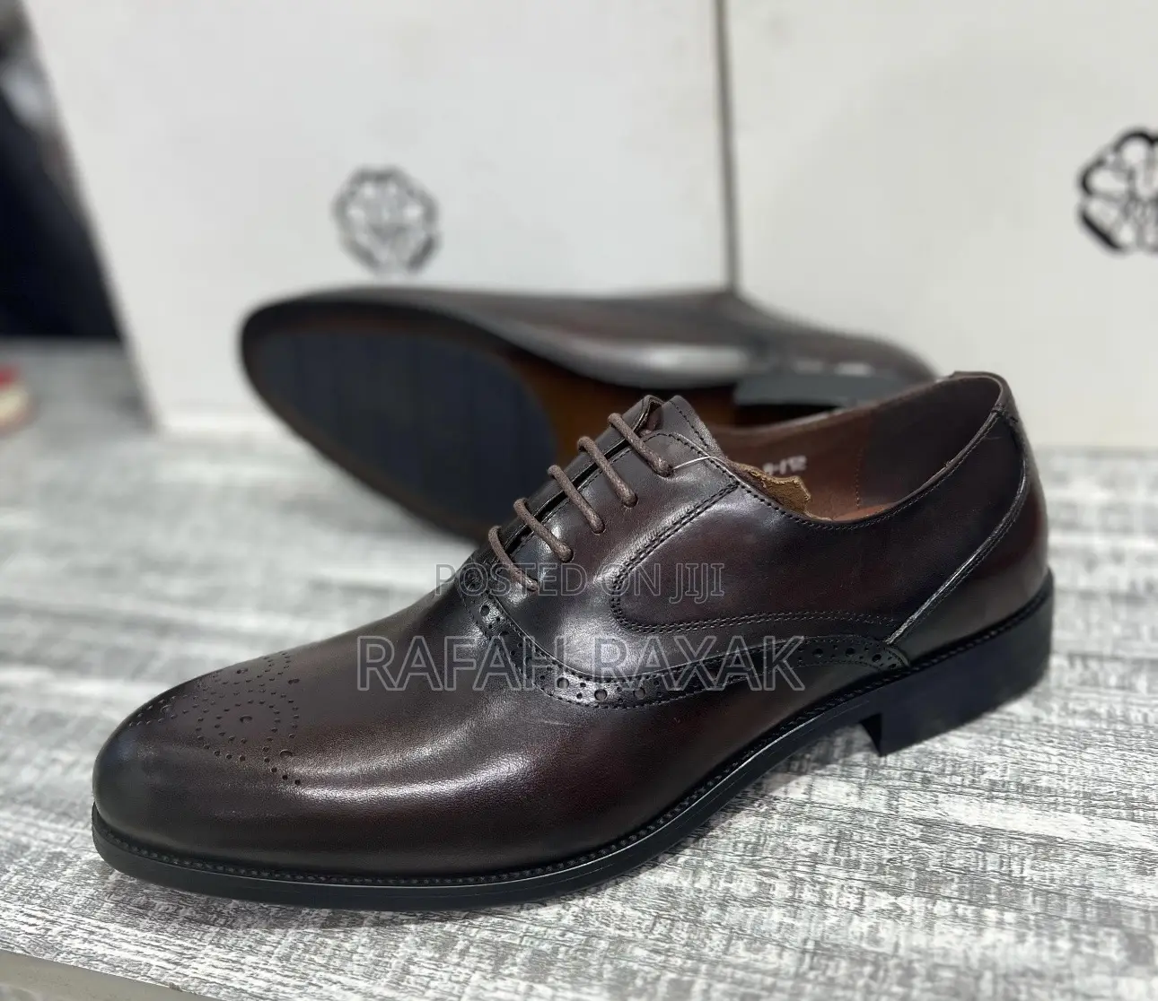 Original Men’S Dark Tan Stefano Borella Formal/Gentle Shoes