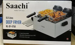 New Stock Alert! Saachi Original 6l Double Deep Fryer – Heavy Duty