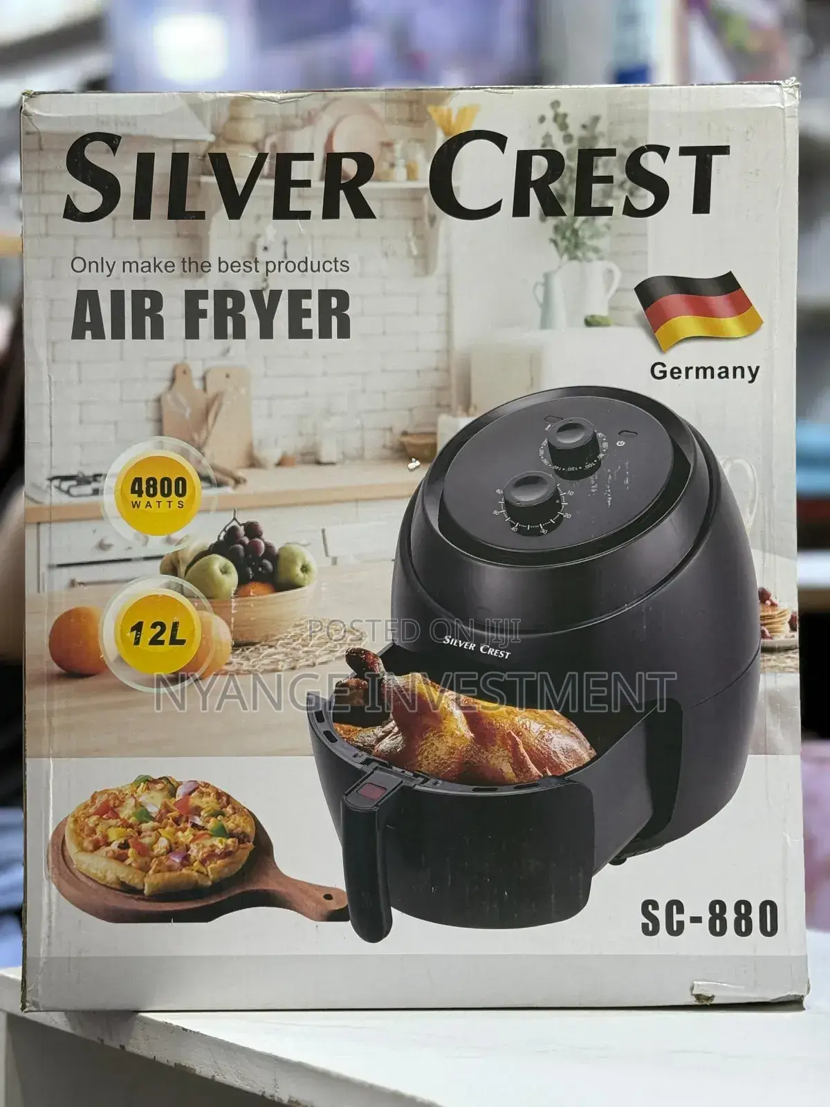 Silver Crest 12ltrs Airfyer. Air Fryer 12 L