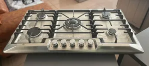 90cm by 60cm Iqra Dubai Imported Stainless Steel Built in Hob 5 Burner