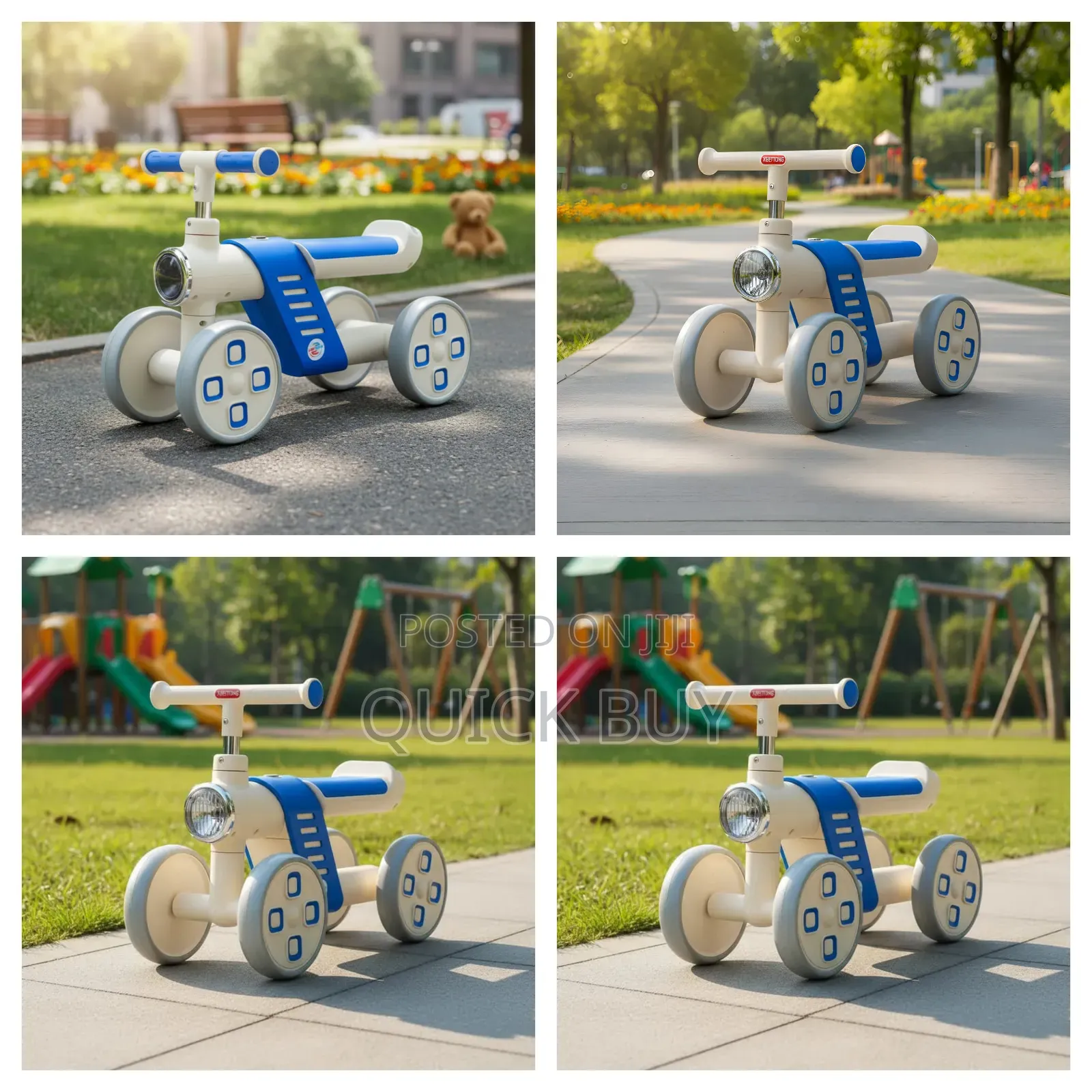 Toddlers' Four-wheel Balance Bike