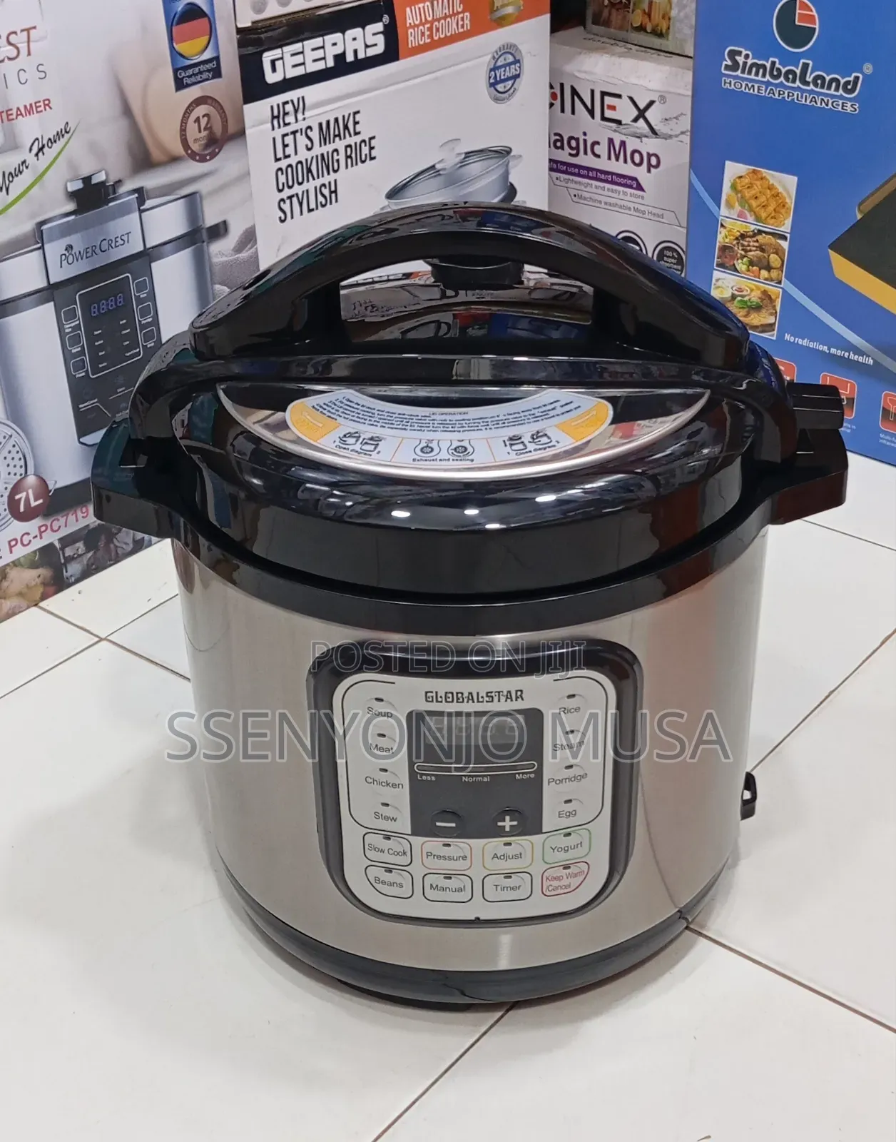 Globalstar Electric Pressure Cooker Gs-606d – 6l, 1000w