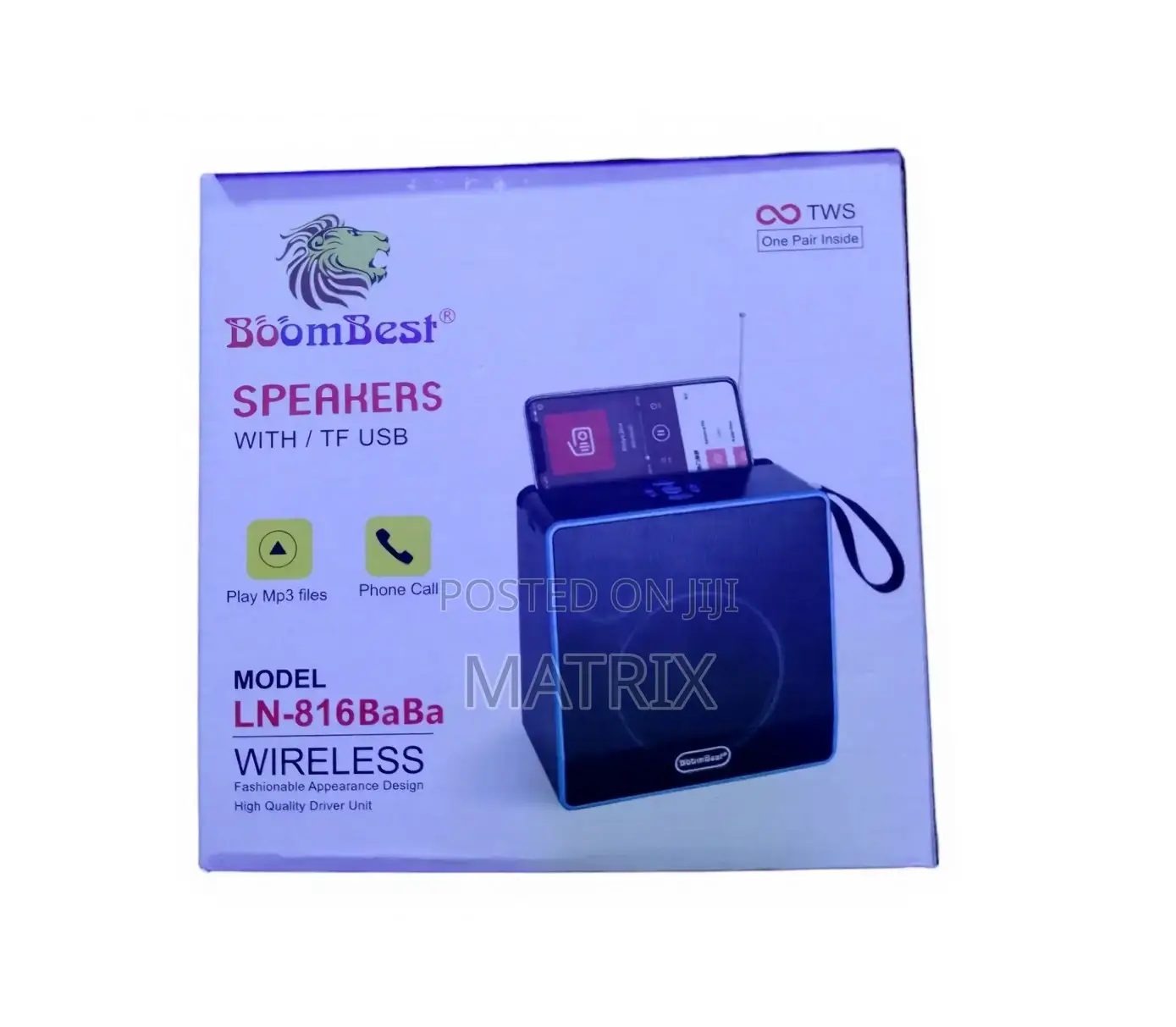 Boom Best Wireless Portable Bluetooth Speaker - Ln 816