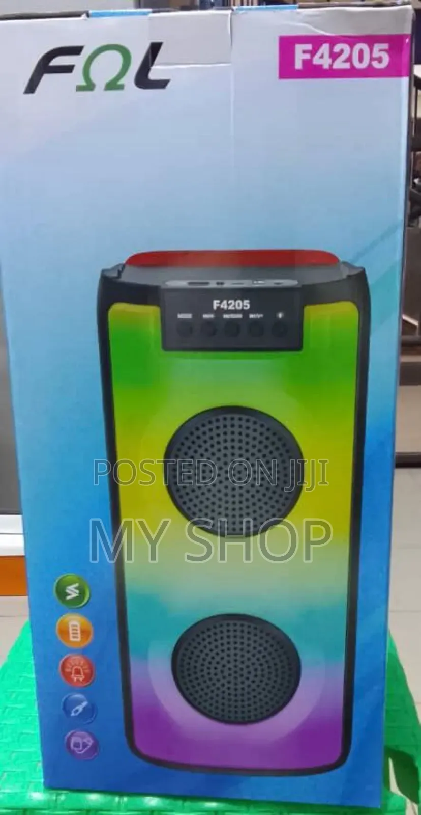 Rechargeable Karaoke Speaker – Led Lights, Best Price!”
