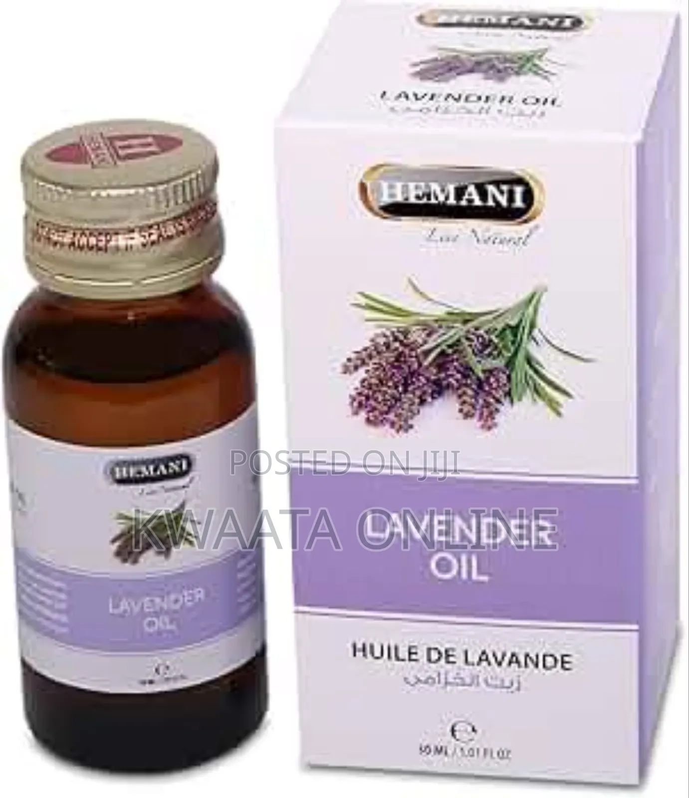 Hemani Lavender Oil 30ml Natural Relaxation Calming Essential Oil