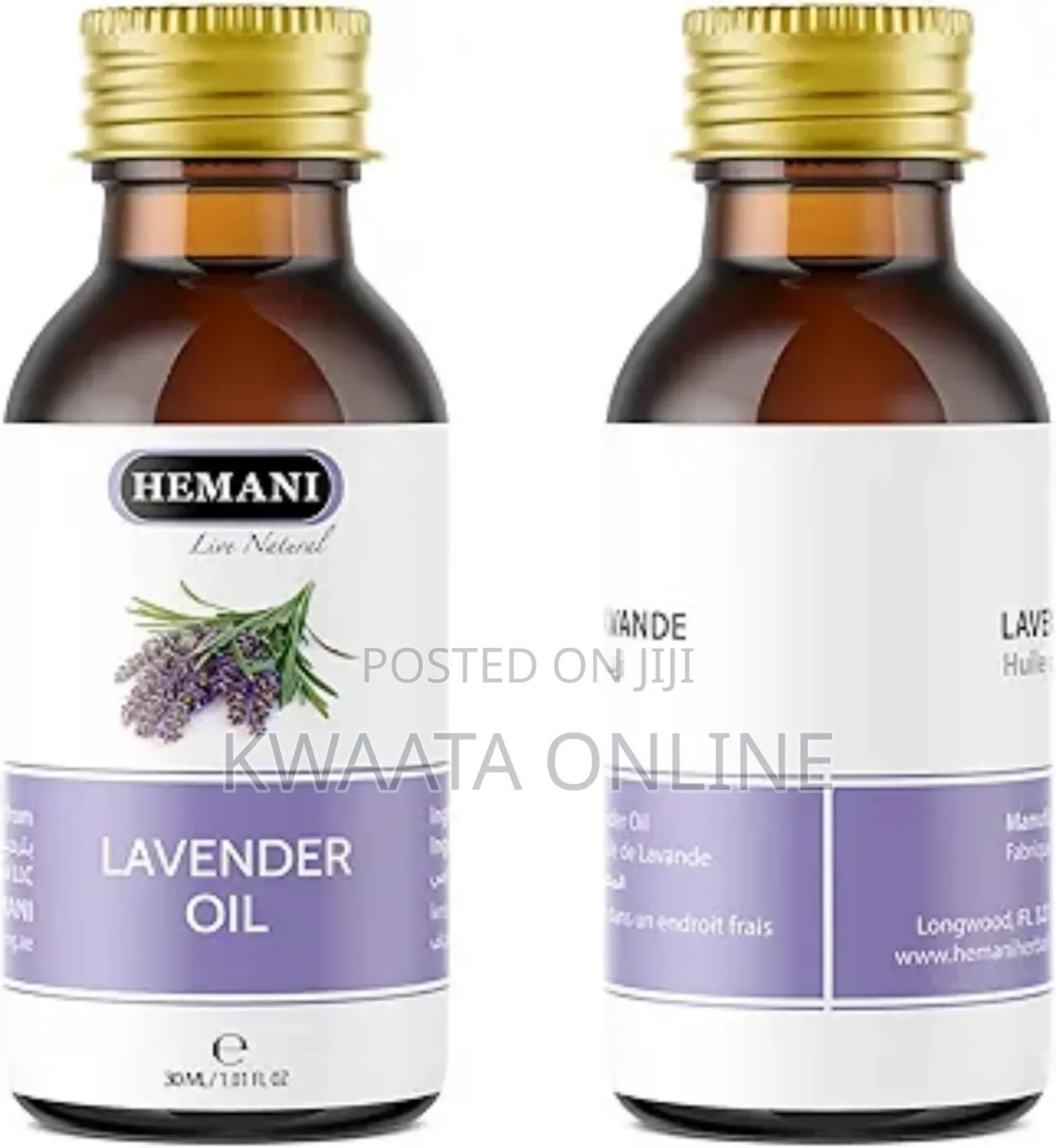 Hemani Lavender Oil 30ml Natural Relaxation Calming Essential Oil