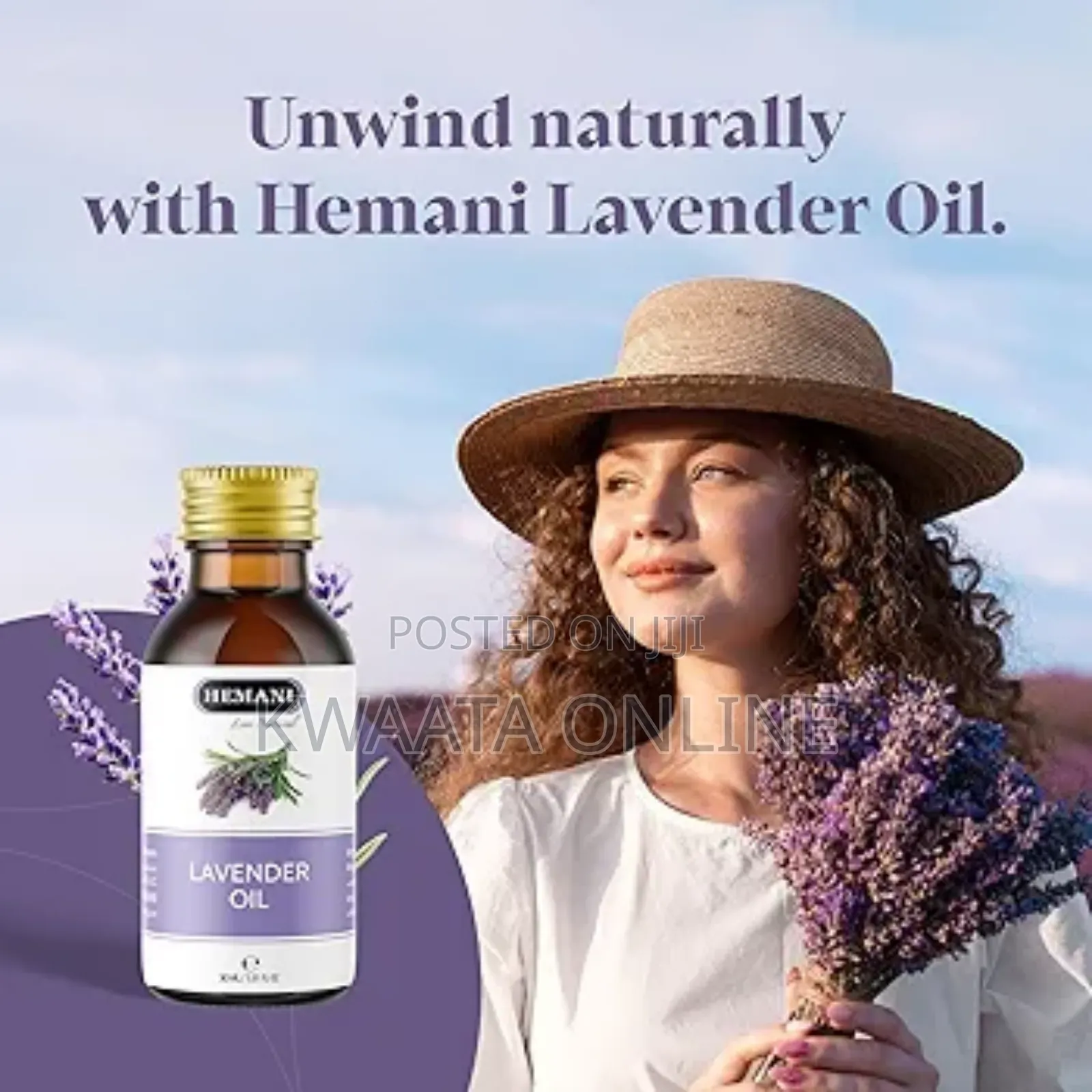 Hemani Lavender Oil 30ml Natural Relaxation Calming Essential Oil